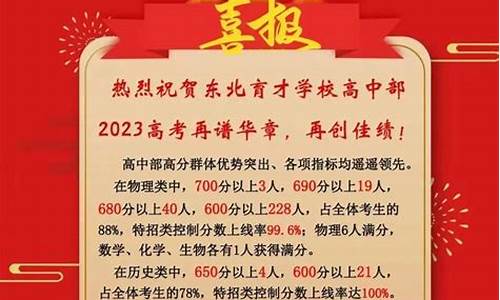 育才中学高考喜报,育才中学高考喜报2023年大庆