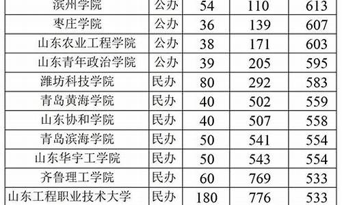 山东本科分数线2024_山东本科分数线2023