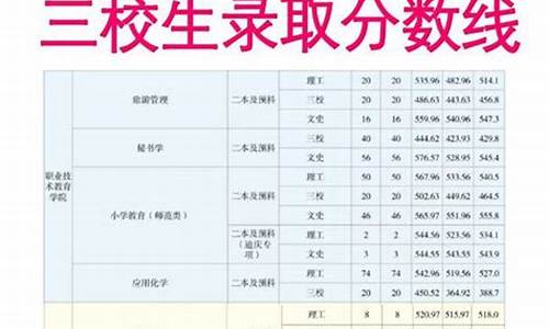 三校生高考分数查询_三校生高考分数