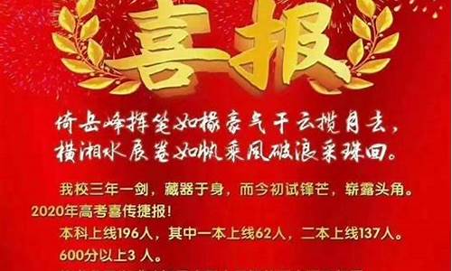 绵中升学率2020_绵中中学高考喜报