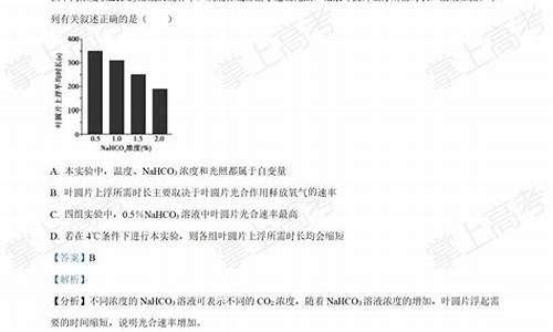 2017海南生物高考卷及答案_海南2017高考生物