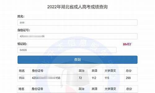 2022年成人高考成绩查询,2022成考分数查询