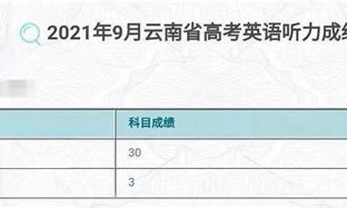 高考听说成绩公布,高考听说成绩公布2017