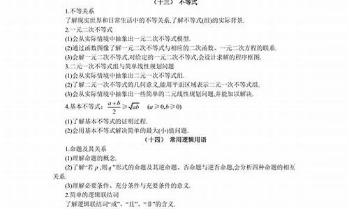 高考数学考试大纲导数的要求-高考数学的考试大纲