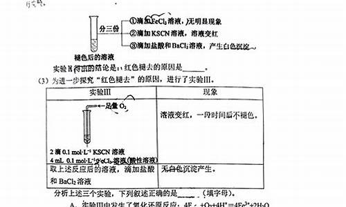 高考化学题及答案-高考化学题及答案详解